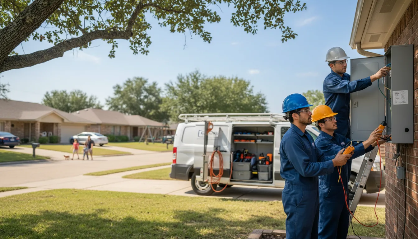 Certified electrician providing emergency electrical services in Brazil, IN